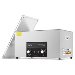 VEVOR - 22L Ultrasonic Cleaner with Heater Timer & Basket, Professional Digital Sonic Cavitation Machine, 480W Cleaning Machine