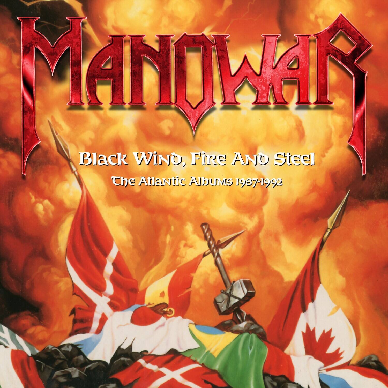 Manowar - Black Wind, Fire & Steel: Atlantic Albums 1987-1992   - COMPACT DISCS [CD]
