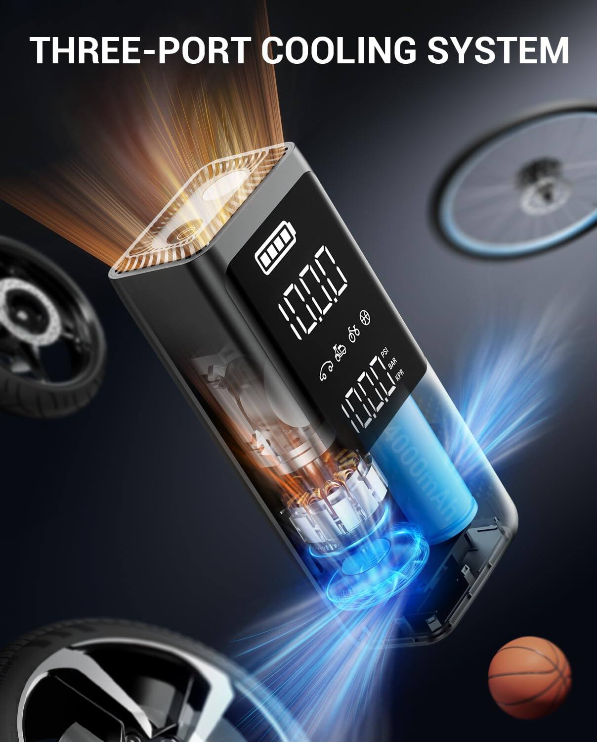 THREE-PORT COOLING SYSTEM