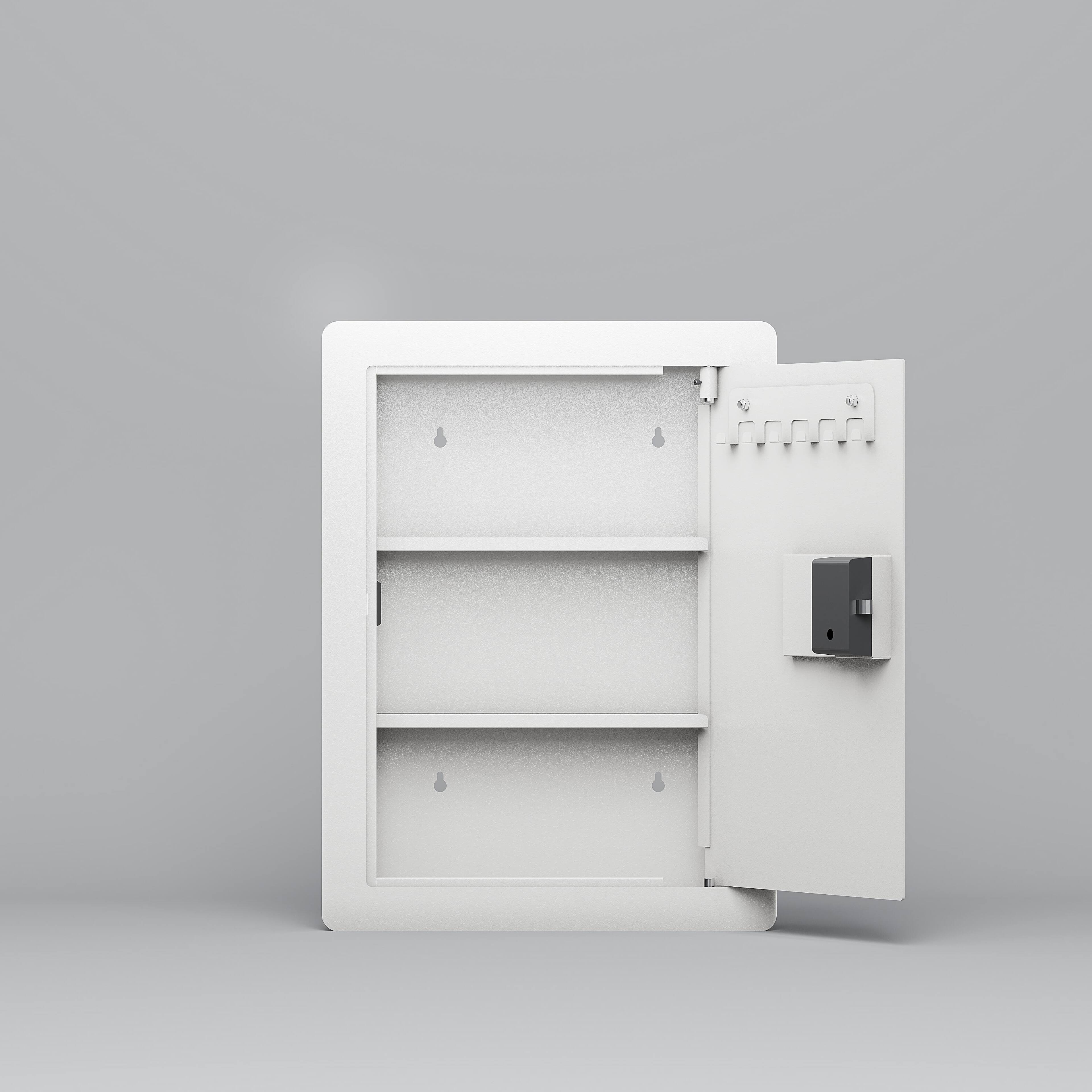 Back. Lycvki - Hidden In-Wall Electronic Wall Safe with Keypad Lock for Home or Business.