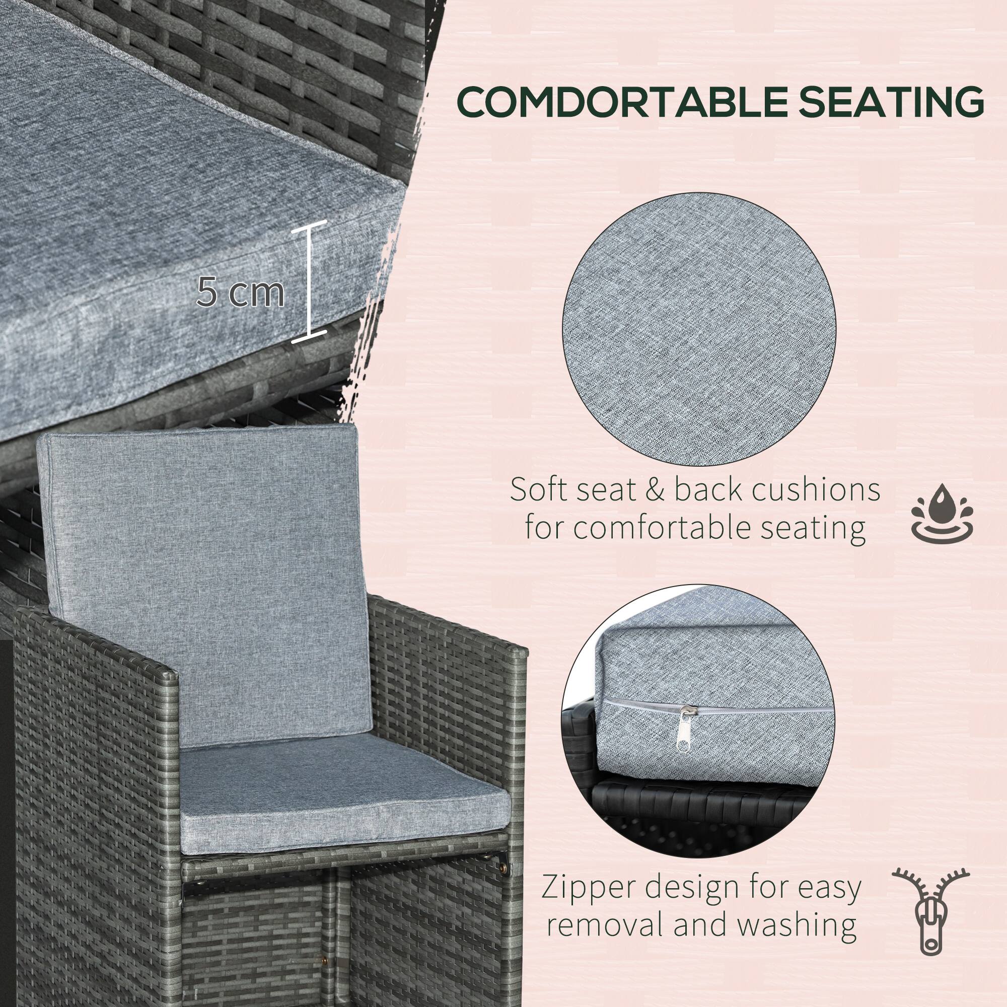 COMDORTABLE SEATING
5 cm
Soft seat & back cushions for comfortable seating
Zipper design for easy removal and washing