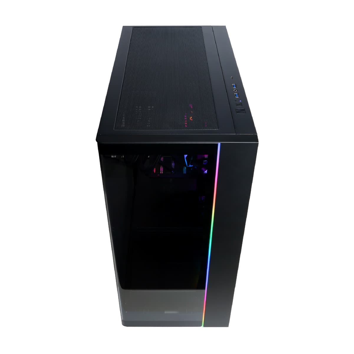 Alt View 13. CyberPowerPC - Gaming Desktop - Intel Core Ultra 7 265F - NVIDIA GeForce RTX 5060 Ti 16GB - 32GB DDR5 - 2TB PCIe 4 SSD - Black.