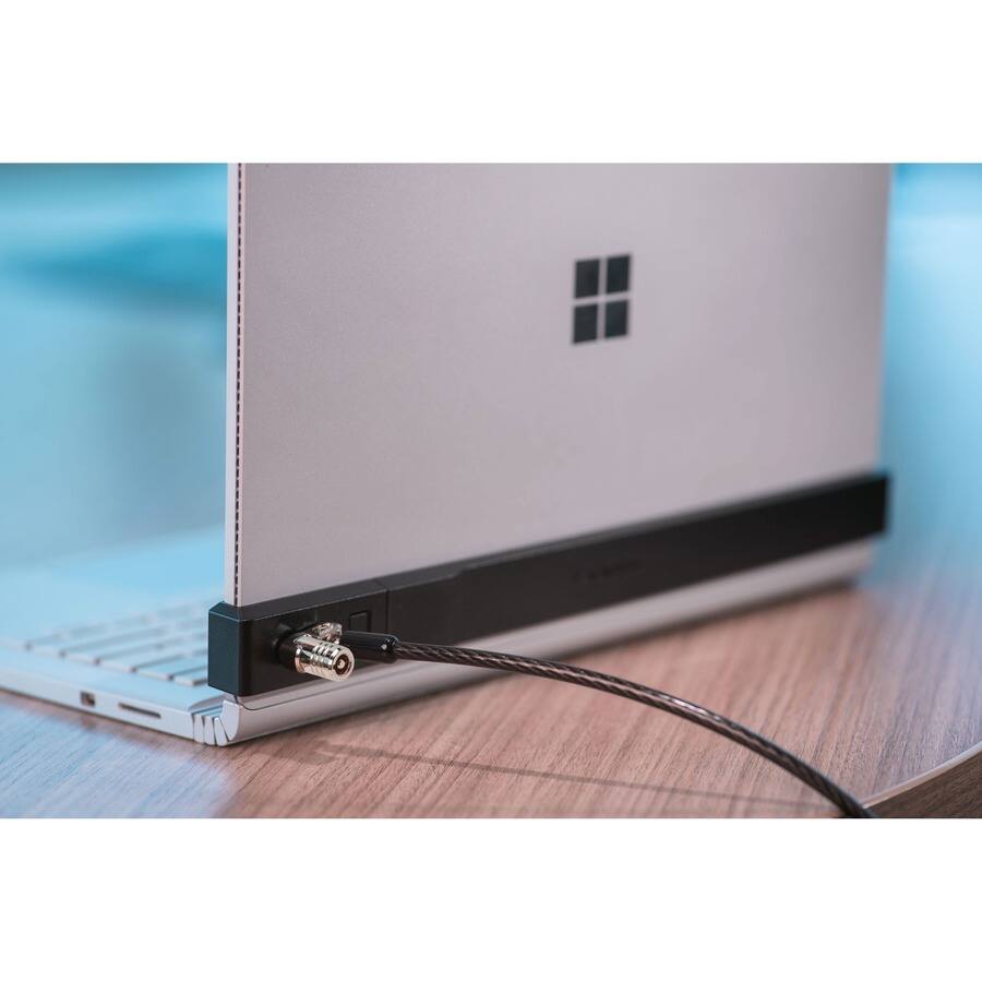 Alt View 2. Kensington - Locking Bracket for Surface Book - with MicroSaver 2.0 Keyed Lock - Black.