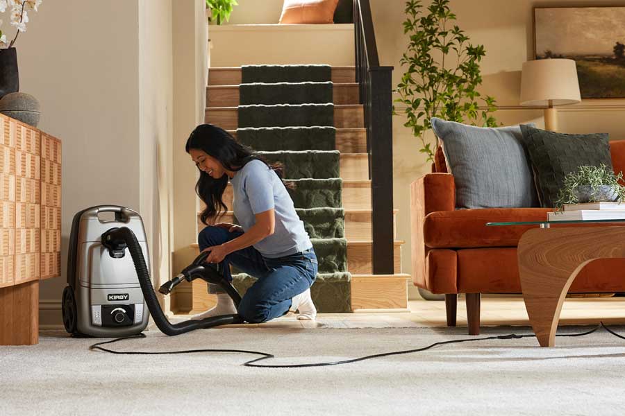 Alt View 2. Kirby - C550 Signature Series Canister Vacuum with Multi-Surface Power Nozzle - Kirby Blue.