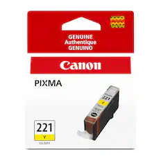 Canon Callo
ROINE CRACH COMUNICO 0 P SHOW COME onion OCTUPE
Canon Canor
GENUINE Authentique GENUINO
Canon
PIXMA
221 Y
Canon 221 Y Yellow Made CLI-221Y lek Wt Tank Japan PUSH
CLI-221Y