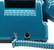Alt View 2. PopMarket - GPO Retro GPO746WIVR 746 Desktop Rotary Dial Telephone - Azure Blue - EQUIPMENT - Blue.