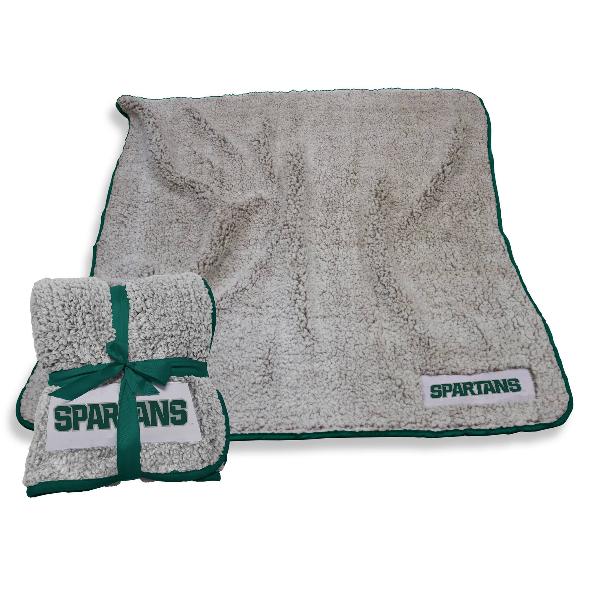 Logo Brands - Michigan State Spartans 50" x 60" Frosty Fleece Team Blanket - Multicolor