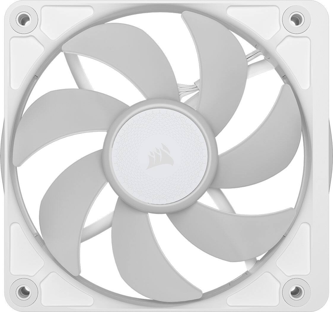 Alt View 9. CORSAIR - iCUE LINK RX120 II RGB 120mm PWM Fan - White.