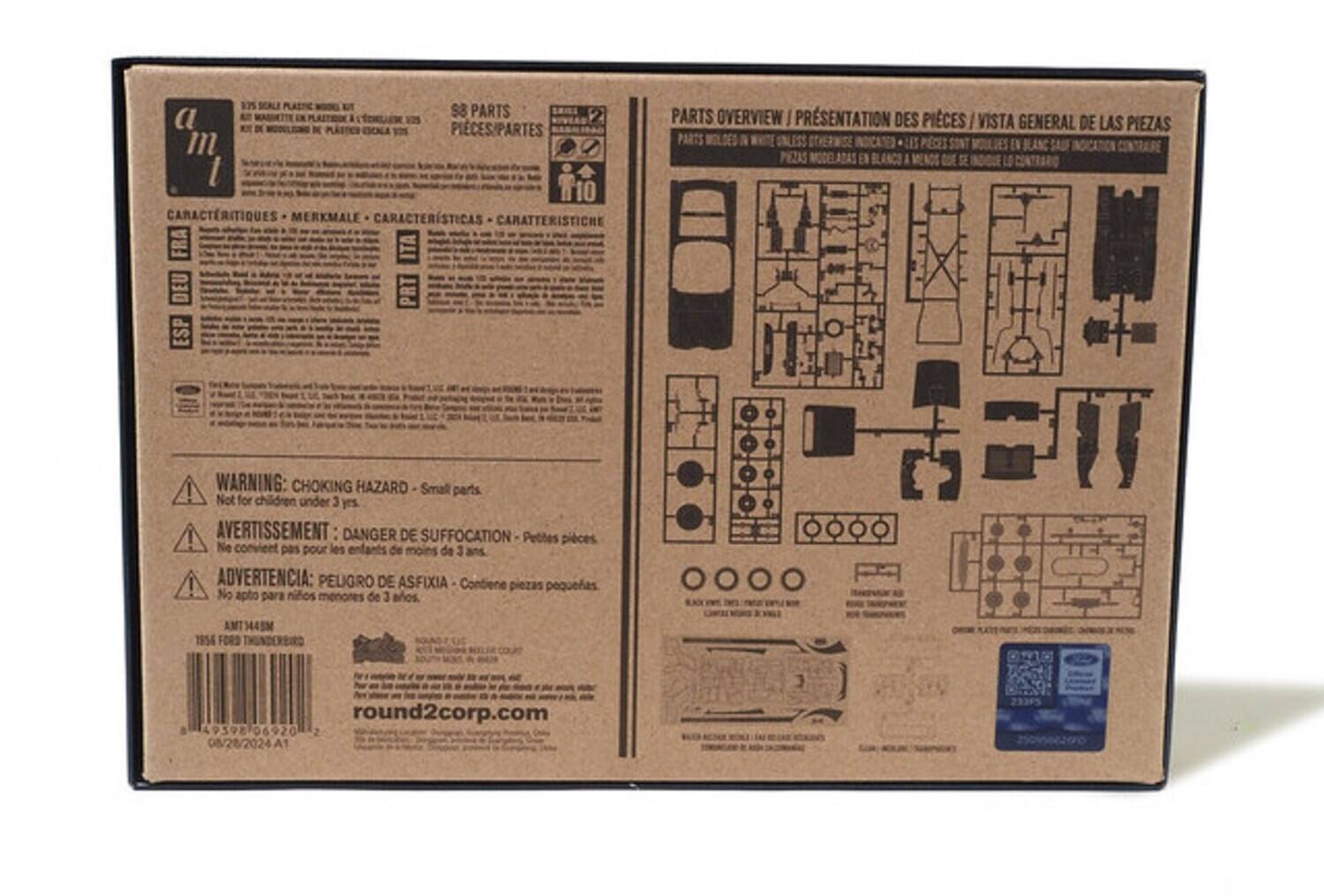 175 a $8 PARTS 2 - D PIECES/PARTES "m m I 10 CARACTERÍSTICAS MERKMALE CARACTERÍSTICAS CARATTERISTICHE FRA ITA DEU PRT ESP PARTS OVERVIEW I PRÉSENTATION DES PIÈCES VISTA GENERAL DE LAS PIEZAS PARTS LES EN PEZAS MODELADAS EN LO!

WARNING: CHOKING HAZARD - Small parts Not for children under 3 years.  
AVERTISSEMENT: DANGER DE SUFFOCATION Petites pièces Ne convient pas pour les enfants de moins de 3 ans!  
ADVERTENCIA: PELIGRO DE ASFIXIA Contiene piezas pequeñas No apto para niños menores de 3 años

AMT 1445M  
19054  
round2corp.com  
49598 06920  
2  
08/20/2024  
1  
233F5

88 PARTS  
PIECES/PARTES  
STUKS - CARATTERISTICHE  
CARACTERÍSTICAS - MERKMALE -