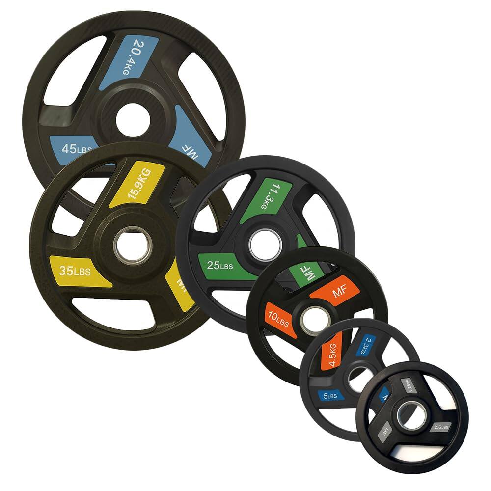 20KG 45LBS 15.9KG 11.3KG 35LBS 25LBS 10LBS 4.5KG 2.3KG 5LBS