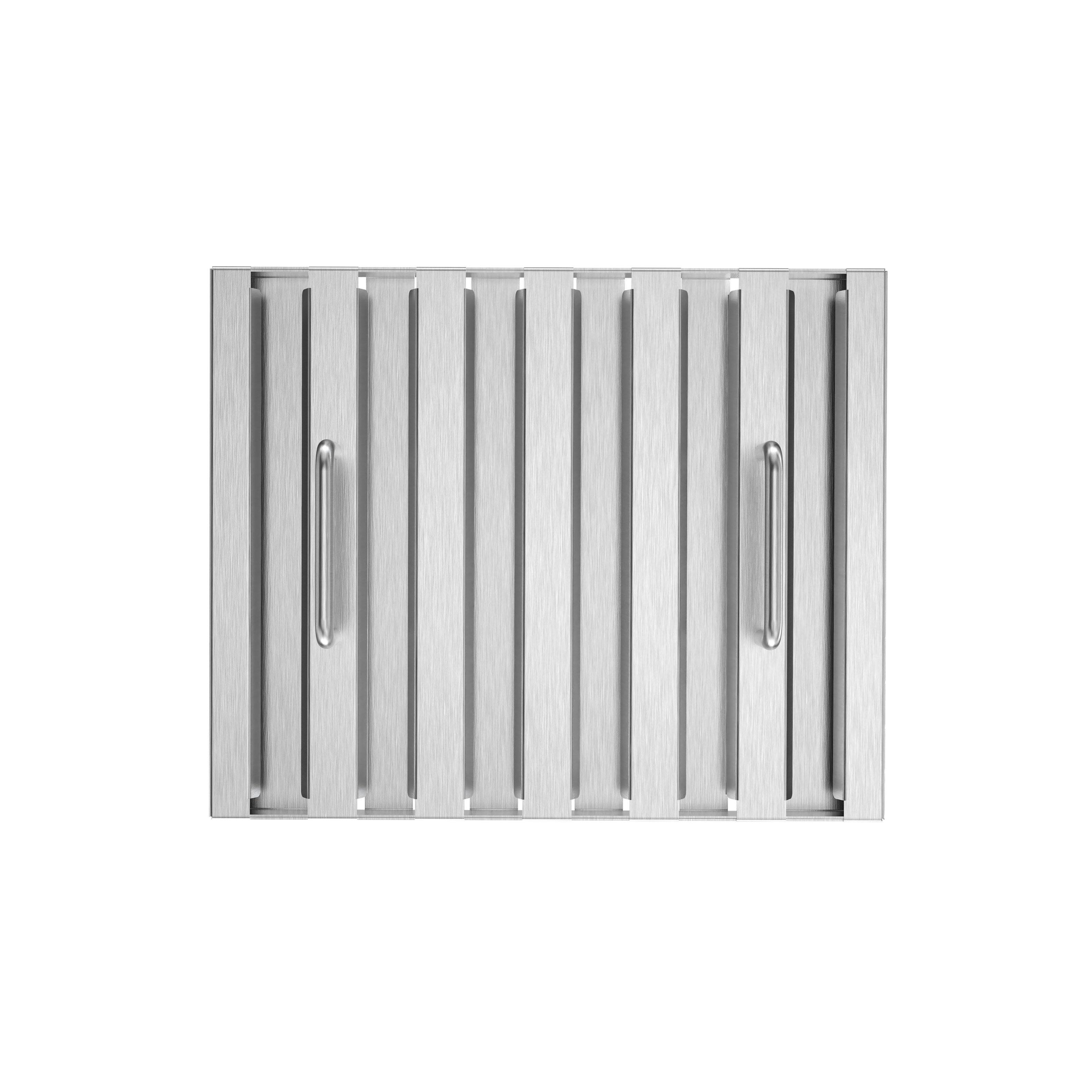 Alt View 9. Streamline - 34 in. Frascati Ducted Insert 350 CFM Range Hood, Baffle Filters, Touchpad Control, LED Lights - Brushed Stainless Steel.