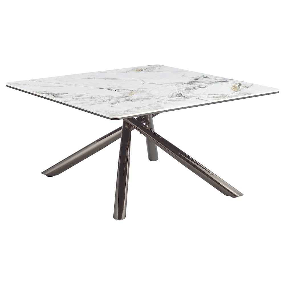 Coaster Co. of America - Carvell Square Sintered Stone Top Coffee Table - Mirage White