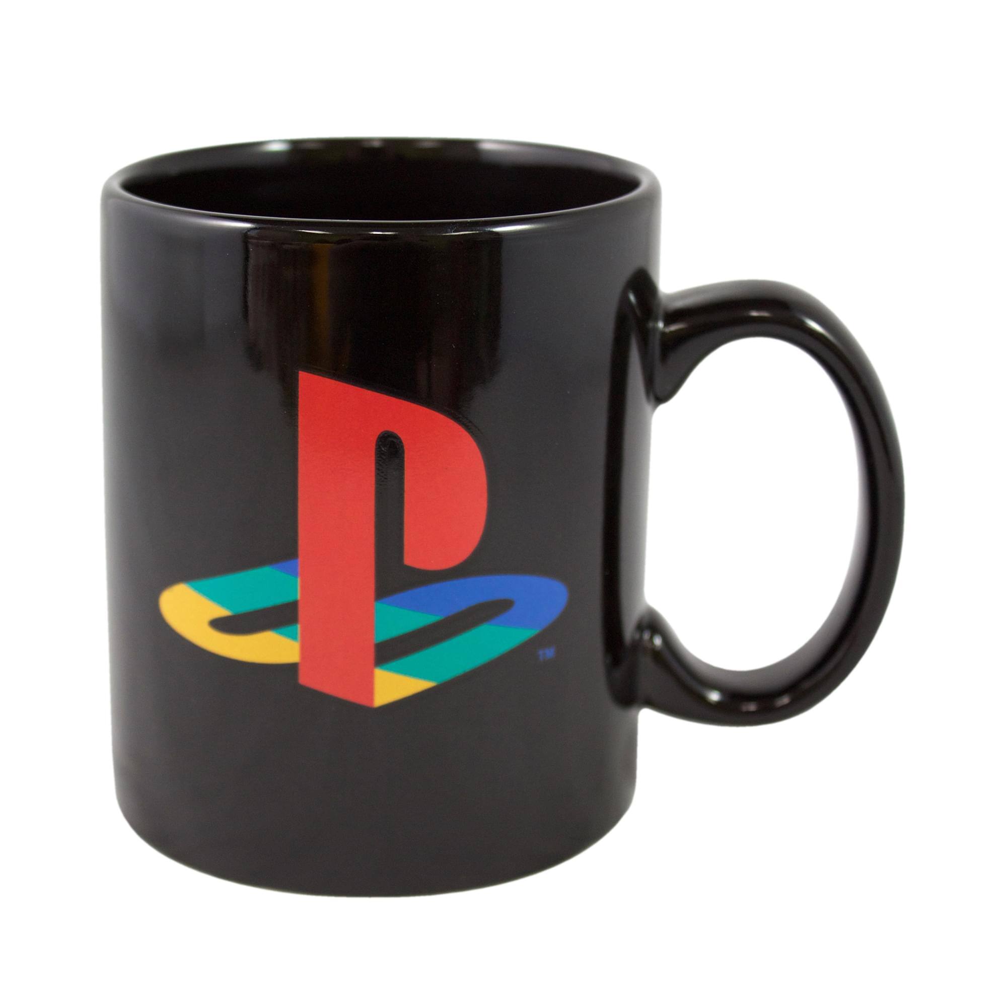 Alt View 1. Just Funky - PlayStation Kanji Console 20oz Coffee Mug - Black/White.