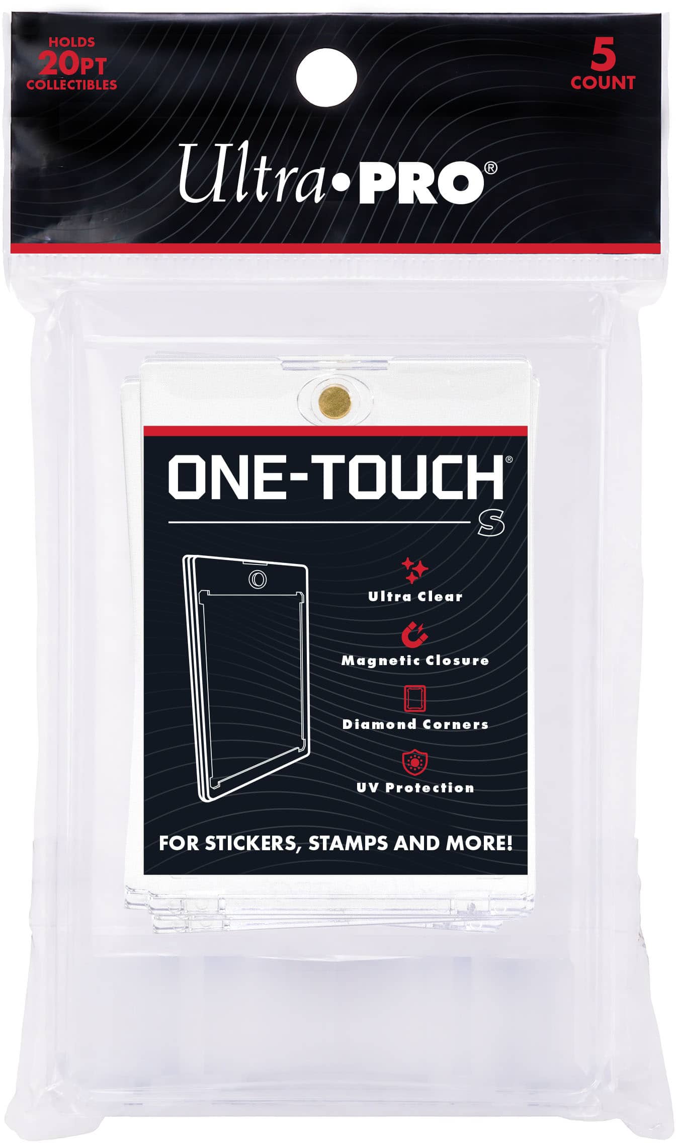 Ultra PRO - 20-Point Sticker Magnetic One-Touch 5-Count Pack