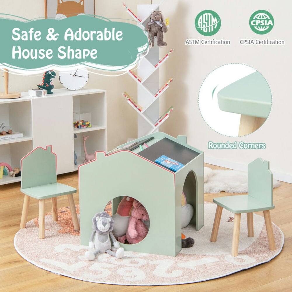 Safe & Adorable House Shape  
ASTM Certification  
CPSIA Certification  
Rounded Corners