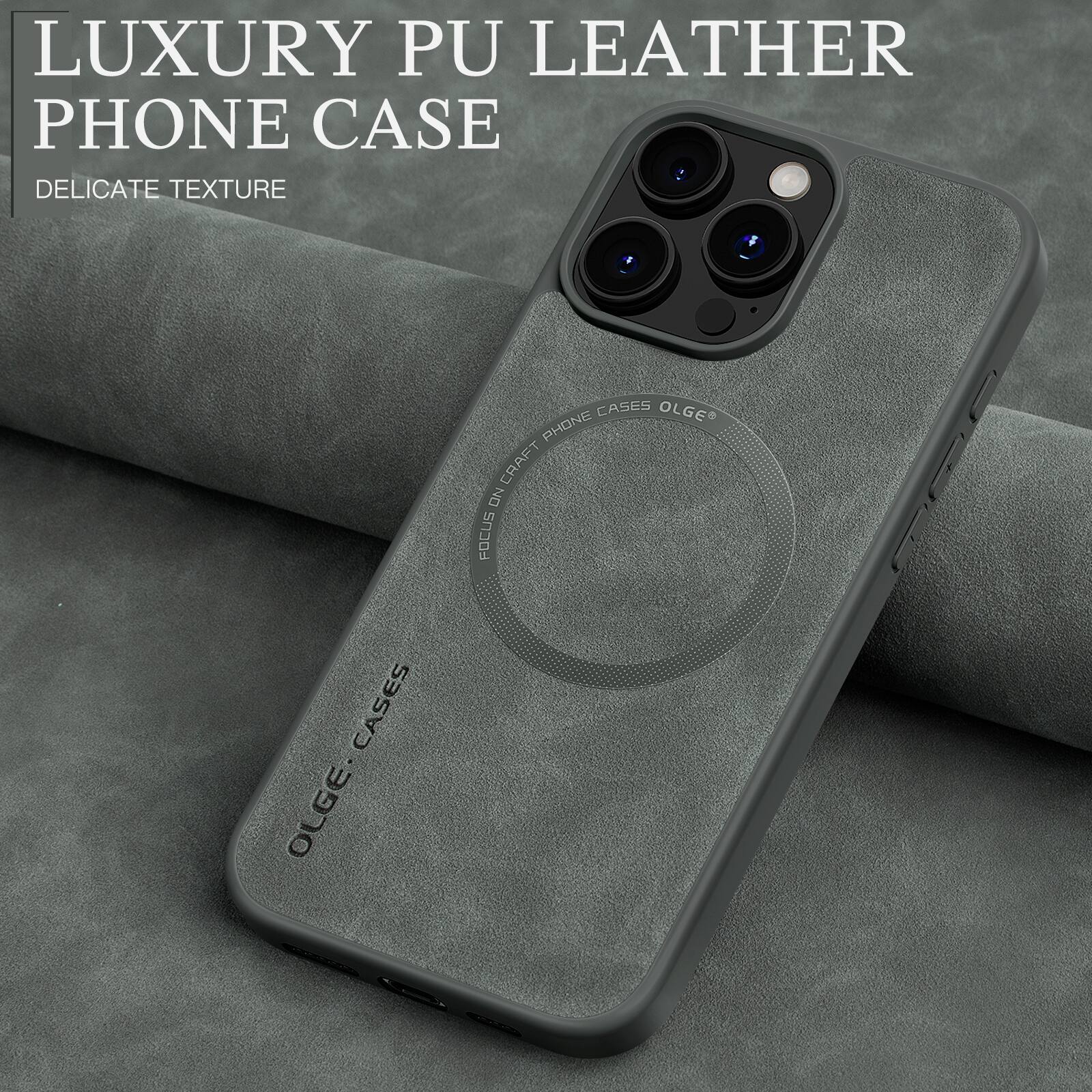 LUXURY PU LEATHER PHONE CASE  
DELICATE TEXTURE  
OLGE CASES  
OLGE PHONE CASES