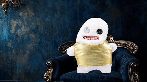 Angle. Fuggler - Fuggler Gold Fuggs by ZURU Funny Ugly Monster, Plush, Collectible, Toy (Splodge - Tank top) - Assorted Pre-Pack.