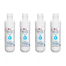 LT1000P - 6 Month / 200 Gallon Genuine LG Replacement Water Filter (4 Pack)