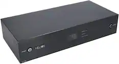 The text on the image reads: "DIMMER 9.0 V 119.0V 1 1 0.0A OW 0 PROTECTED GROUND VOLTAGE SAFE POWER HELIOS HS-1912PC."