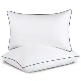 Skar Audio - Bed Pillows For Sleeping Queen Of 2- Luxury Hotel Quality queen Pack 2 - White New King(Pack of 2)