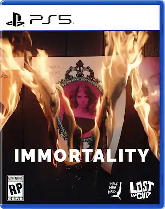 PS5
She inspired his greatest works
IMMORTALITY
RATING PENDING RP ESRB
HALF MER MAID
LOST IN CULT - M (Mature 17+)