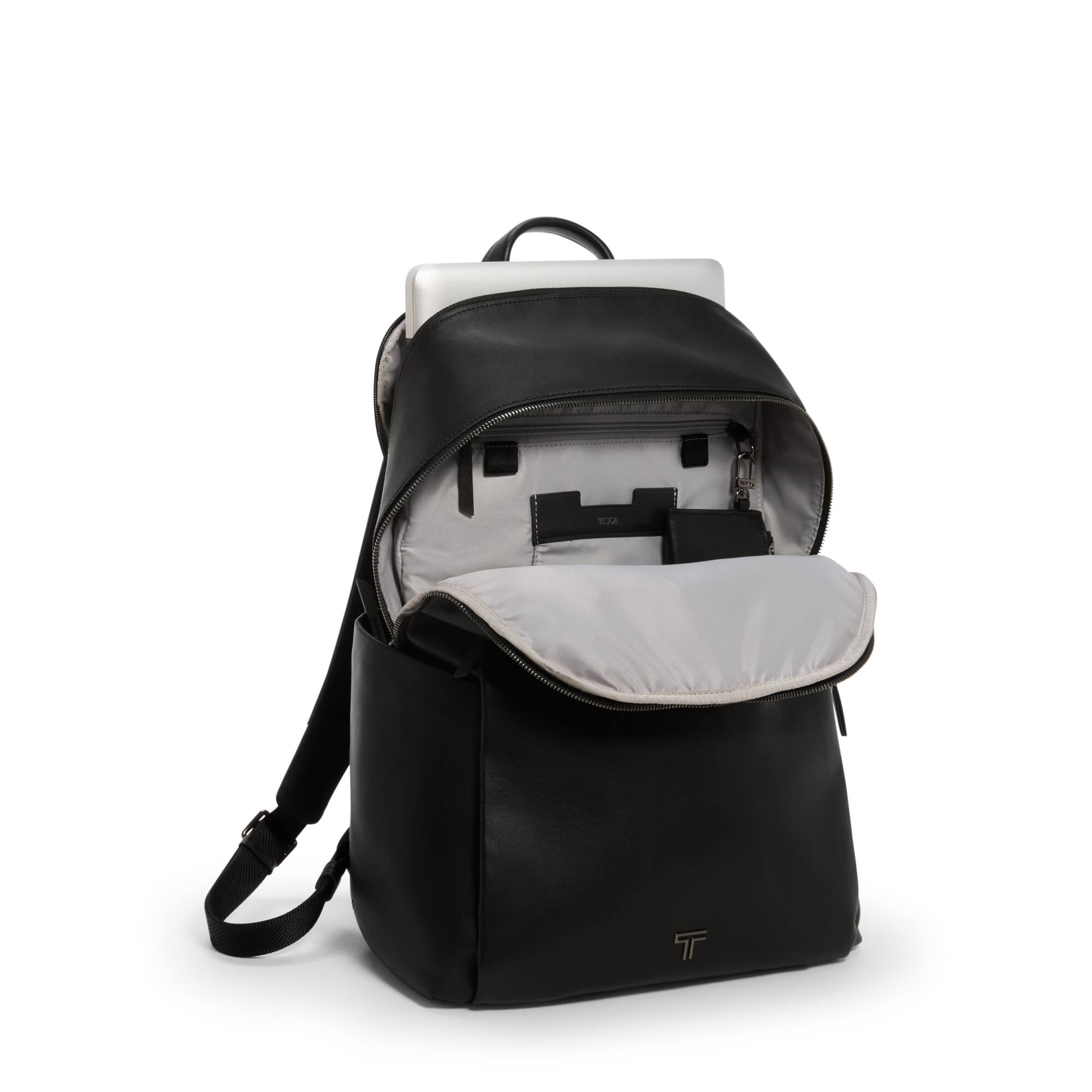 Angle. TUMI - Voyageur Raina Backpack - Black / Gun Metal.