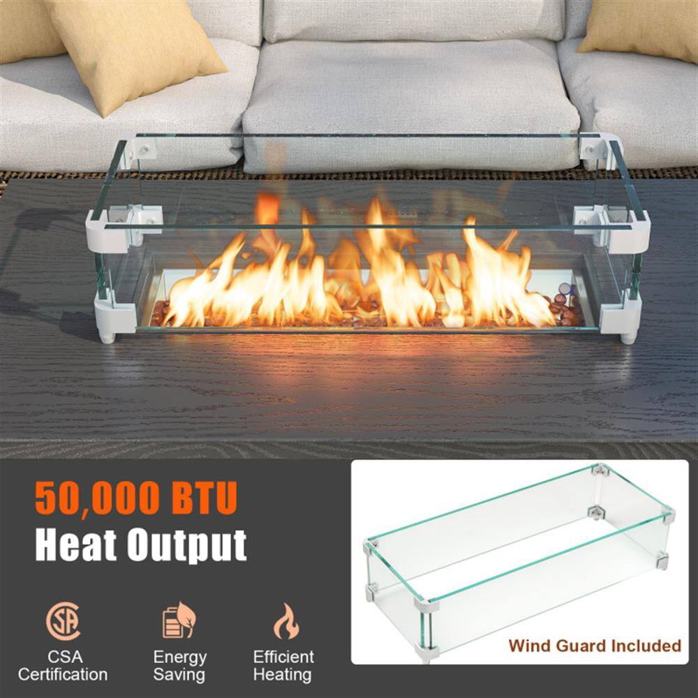 50,000 BTU Heat Output  
CSA Certification  
Energy Saving  
Efficient Heating  
Wind Guard Included