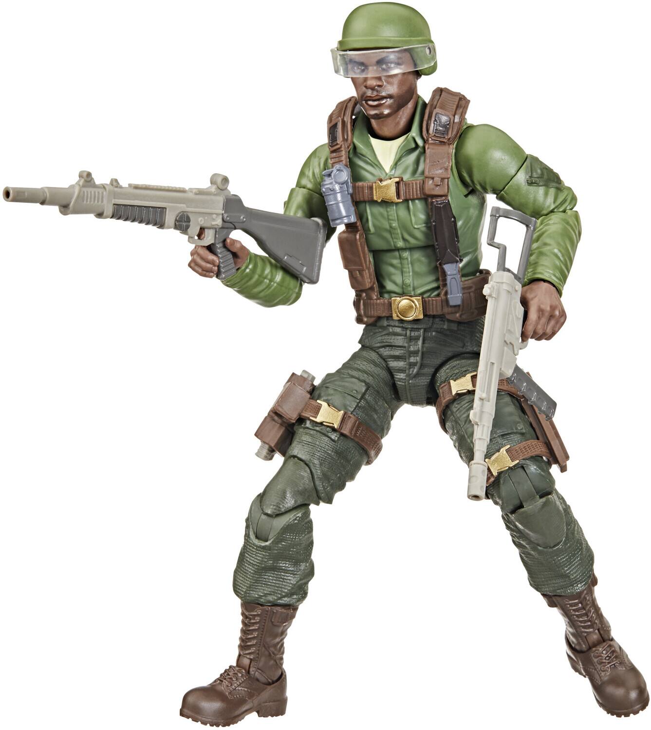 Alt View 3. Hasbro - Hasbro Collectibles - G.I. Joe - Classified Series - Retro Cardback G.I. Joe Trooper   - COLLECTIBLES - Multicolor.