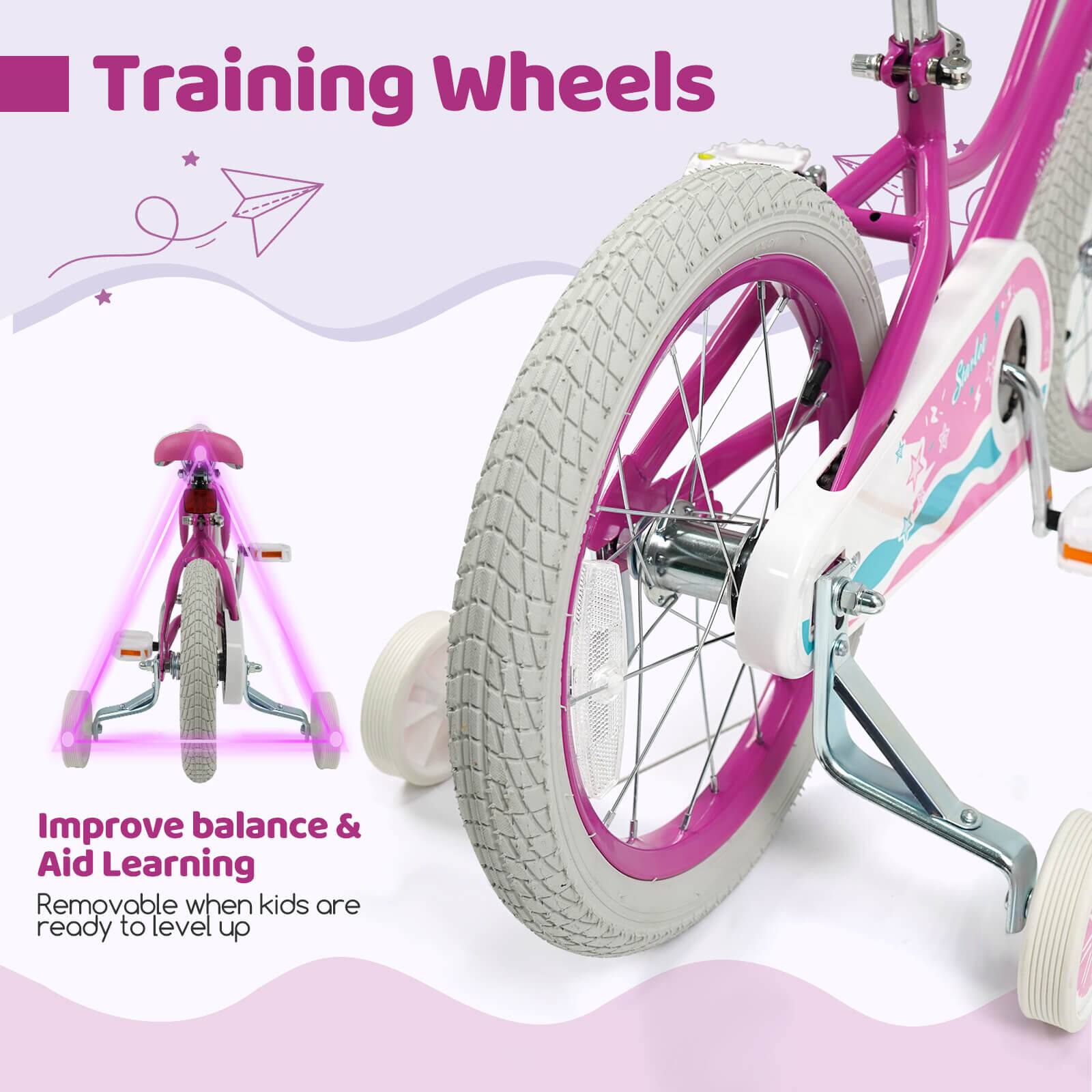 Training Wheels

Improve balance & Aid Learning

Removable when kids are ready to level up