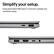 Simplify your setup.
Enjoy dual-sided USB Type-C® ports for a simple and seamless setup.