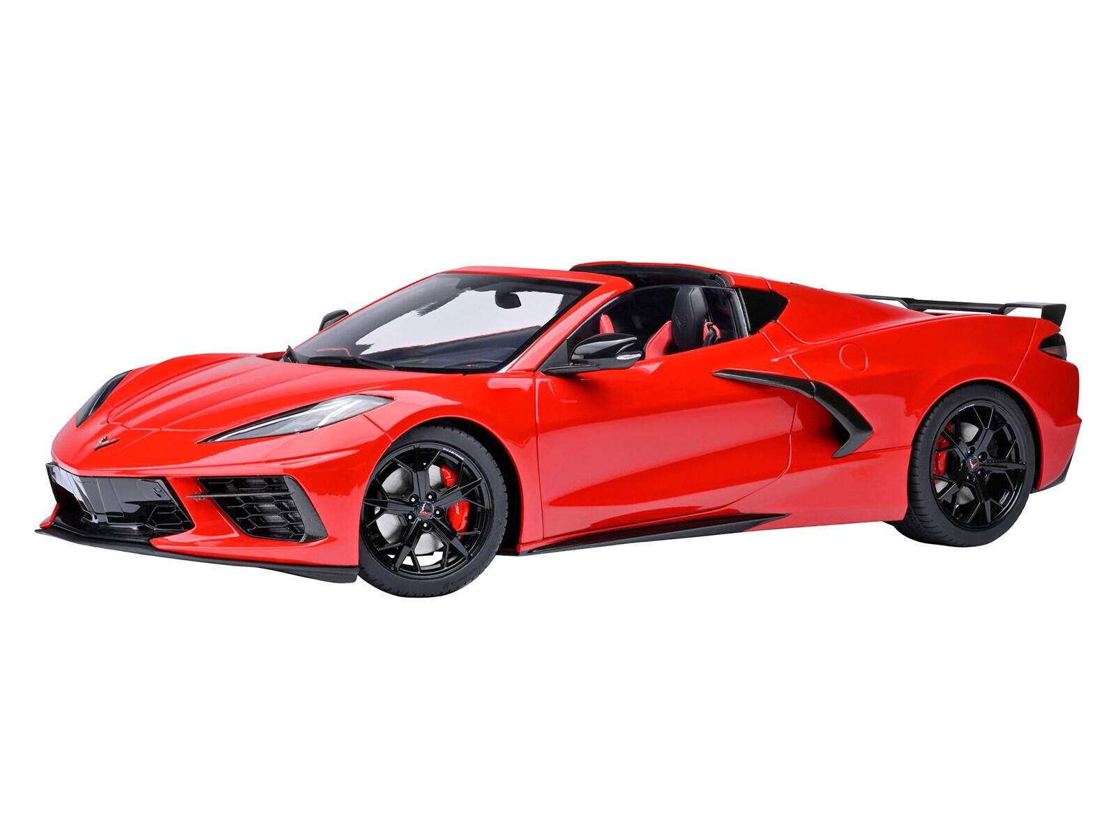 Alt View 1. Autoart - 2020 Chevrolet Corvette C8 Stingray Torch Red 1/18 Model Car by Autoart.