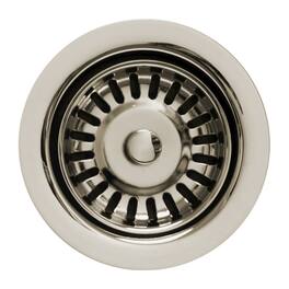 Whitehaus - 3 1/2" Basket strainer - Silver
