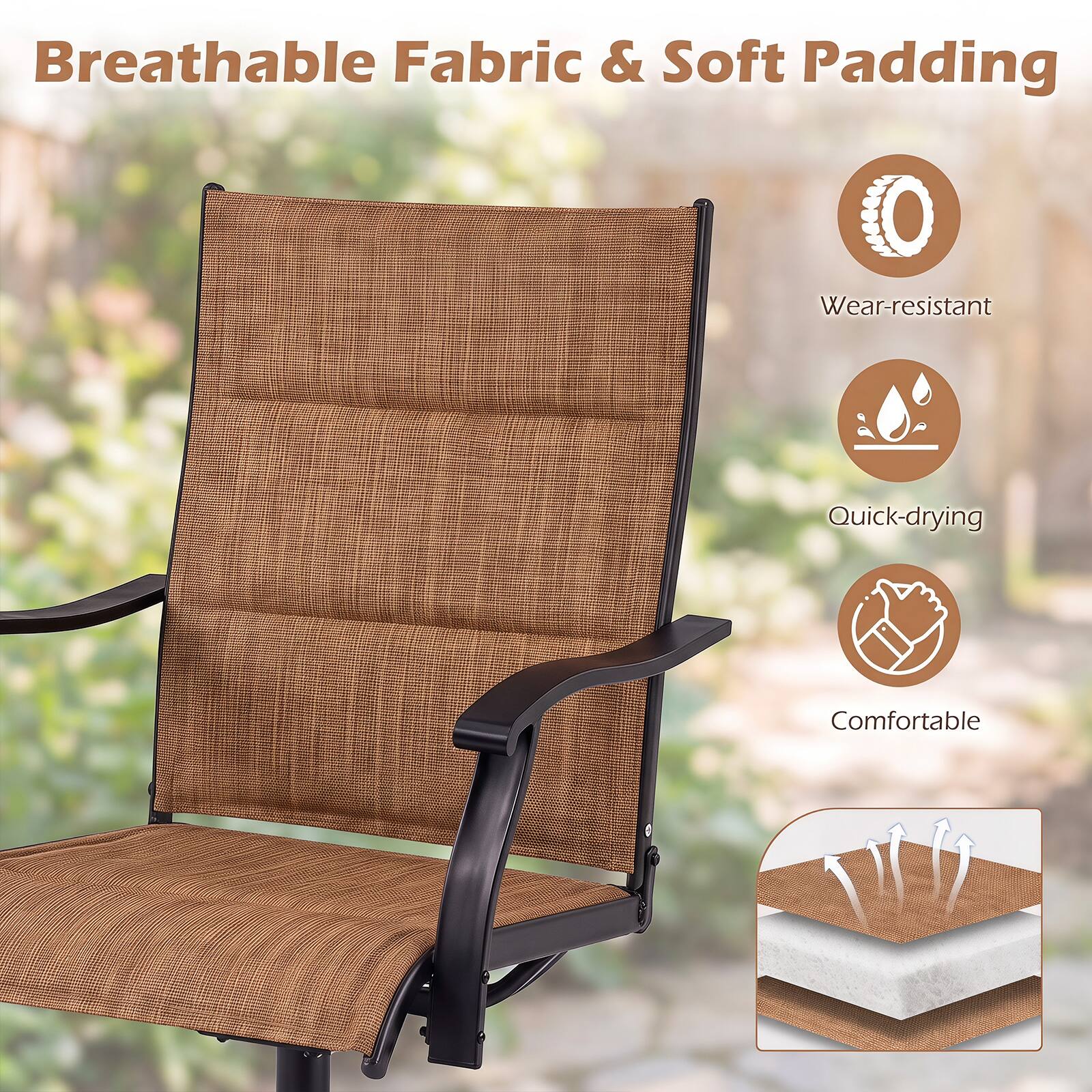 Breathable Fabric & Soft Padding

- Wear-resistant
- Quick-drying
- Comfortable