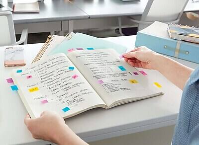 Alt View 3. Post-it - Flags, 1" Wide, 200 Flags/Pack  - Blue.