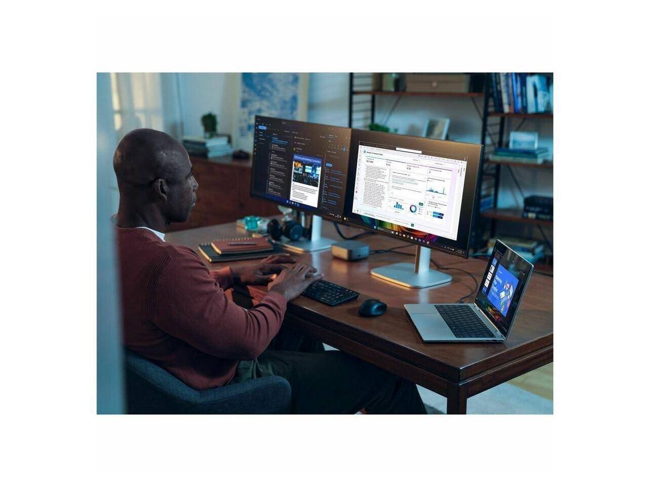 Alt View 9. HP - HP EliteBook 8 Flip G2i 13.3" Convertible Copilot+ PC 2 in 1 Notebook - WUXGA - Intel Core Ultra 5 Series 3 325 - 32 GB - Glacier Silver.