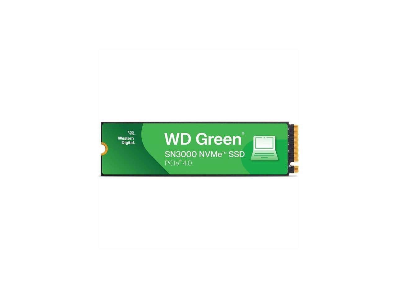 SanDisk - Western Digital Green SN3000 1 TB M.2 NVMe SSD - 2280, PCIe 4.0 x4