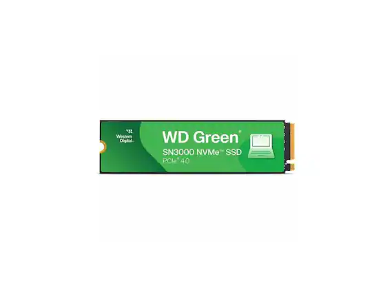 Western Digital, WD Green™ SN3000 NVMe™ SSD PCIe® 4.0