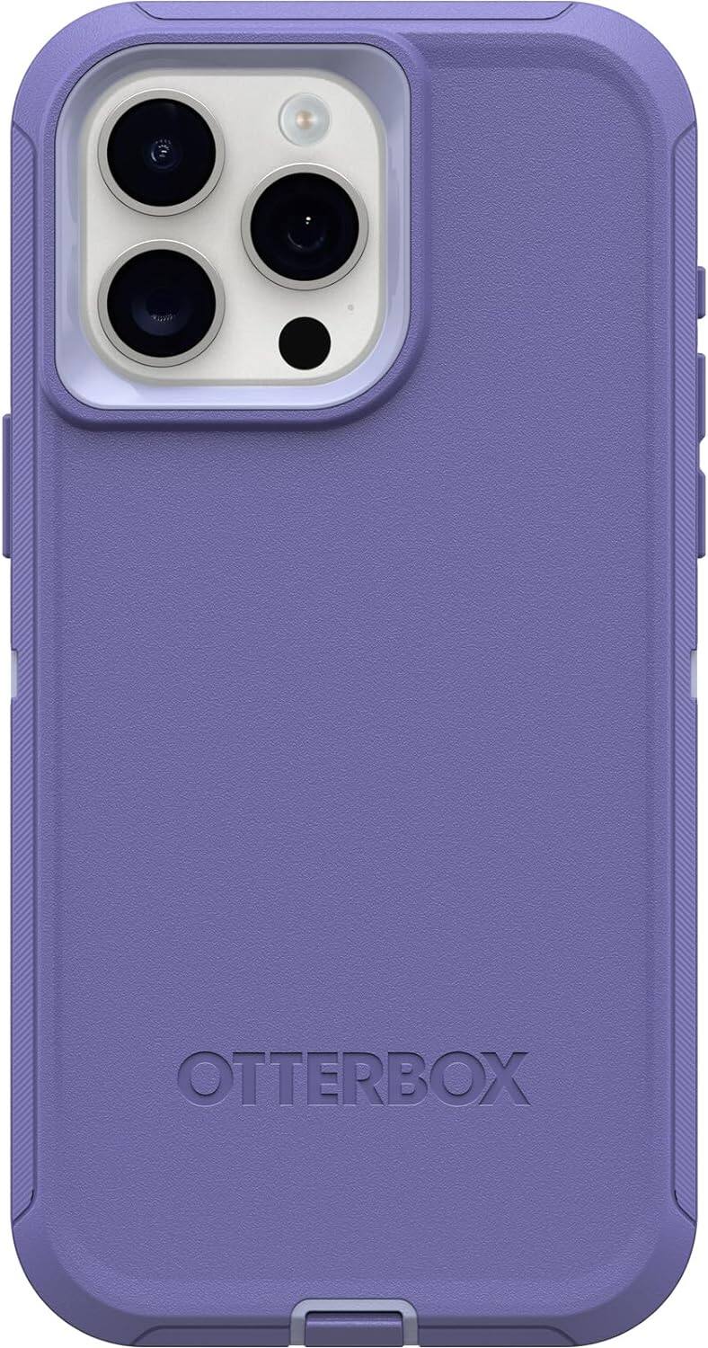 OtterBox - Defender Series Hard Shell For Apple iPhone 15 Pro Max - Mountain Majesty (Purple)