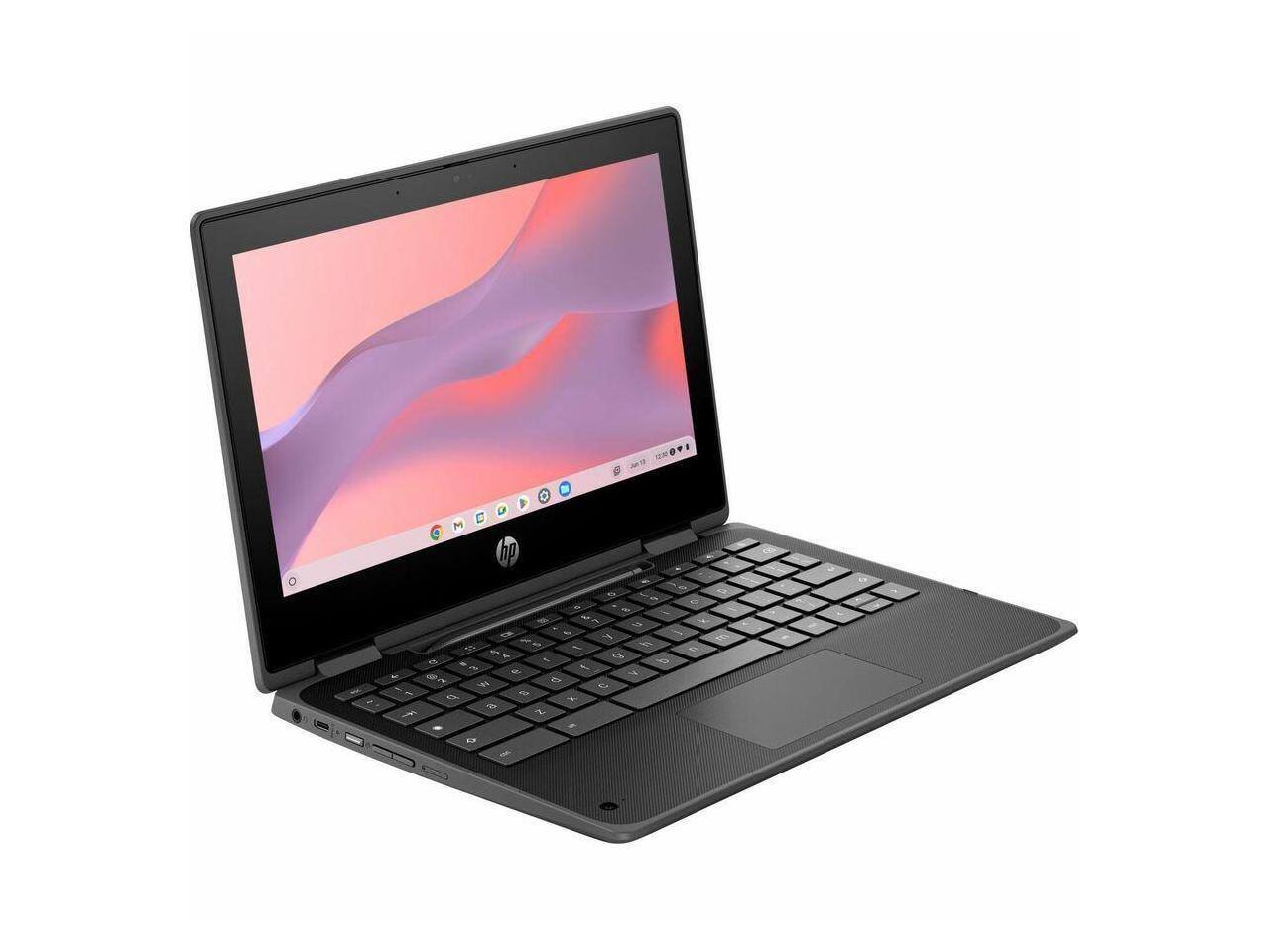 Alt View 4. HP - HP Fortis X360 11.6" Touchscreen Chromebook 8GB 64GB eMMC ChromeOS 9R3A1UTABA - Black.