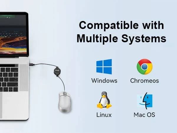 Compatible with Multiple Systems

- Windows
- Chromeos
- Linux
- Mac OS