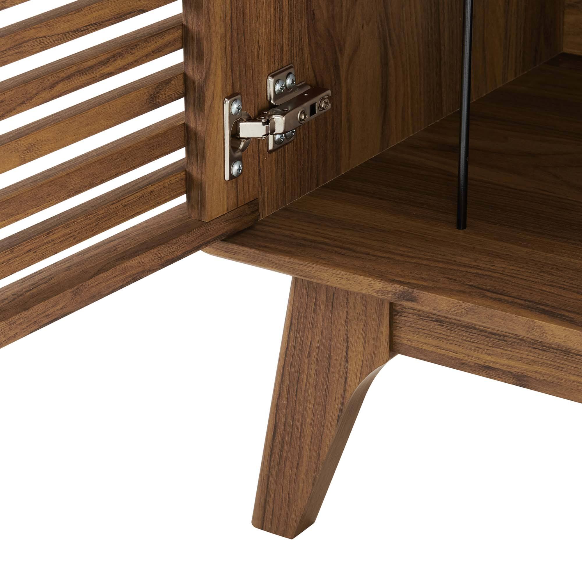 Alt View 5. Modway - Render Vinyl Record Display Stand by Modway - Walnut.