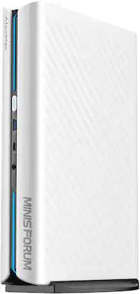 Minisforum - AtomMan G1 Pro Gaming Mini PC, Ryzen 9 8945HX, GeForce RTX 5060, 32GB RAM, 1TB SSD - White