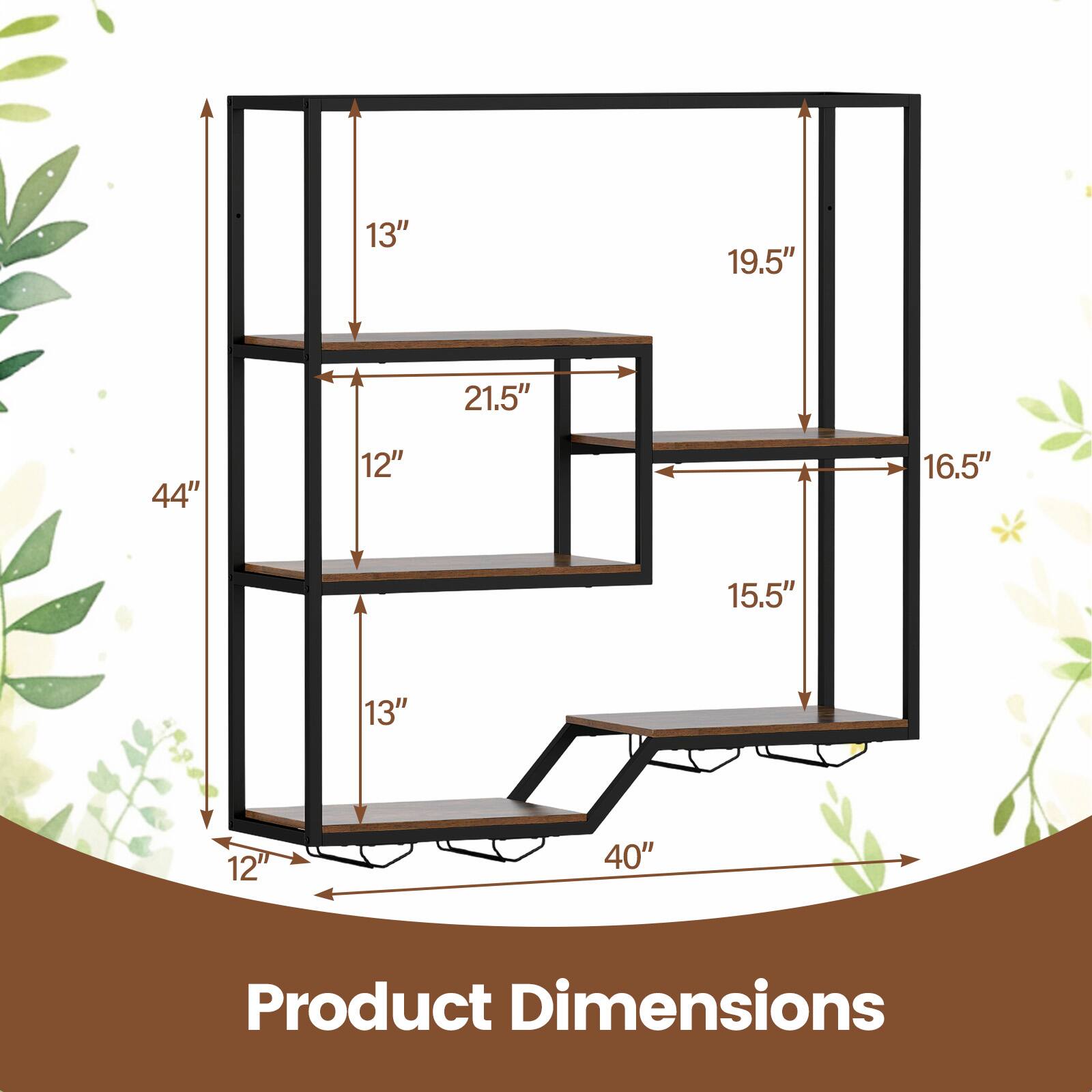 13" 19.5" 21.5" 44" 12" 16.5" 15.5" 13" 12" 40" Product Dimensions