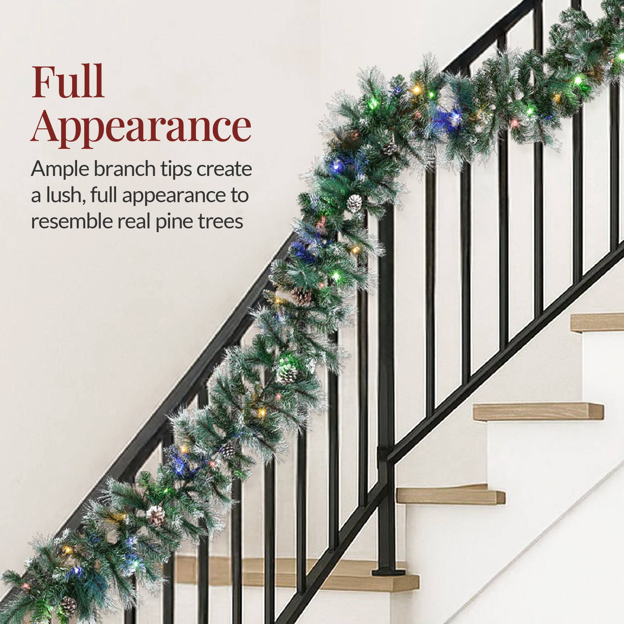 Full Appearance

Ample branch tips create a lush, full appearance to resemble real pine trees