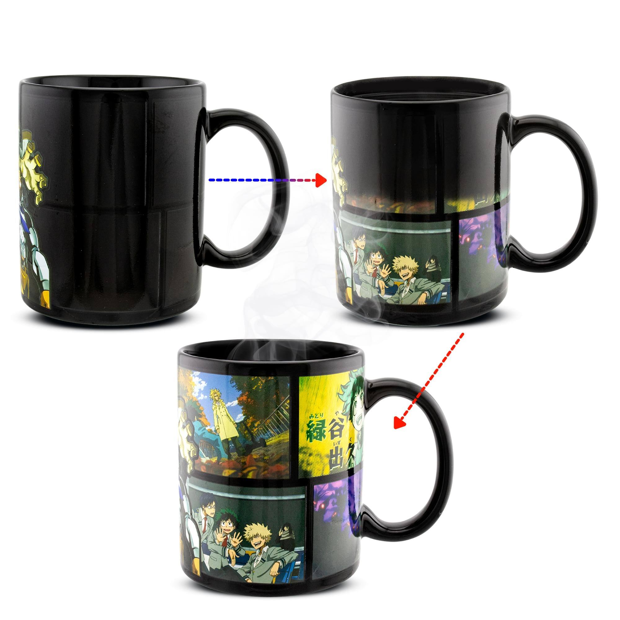Alt View 5. Just Funky - My Hero Academia Deku 11 Ounce Mug & Air Freshener Set - White/Black.