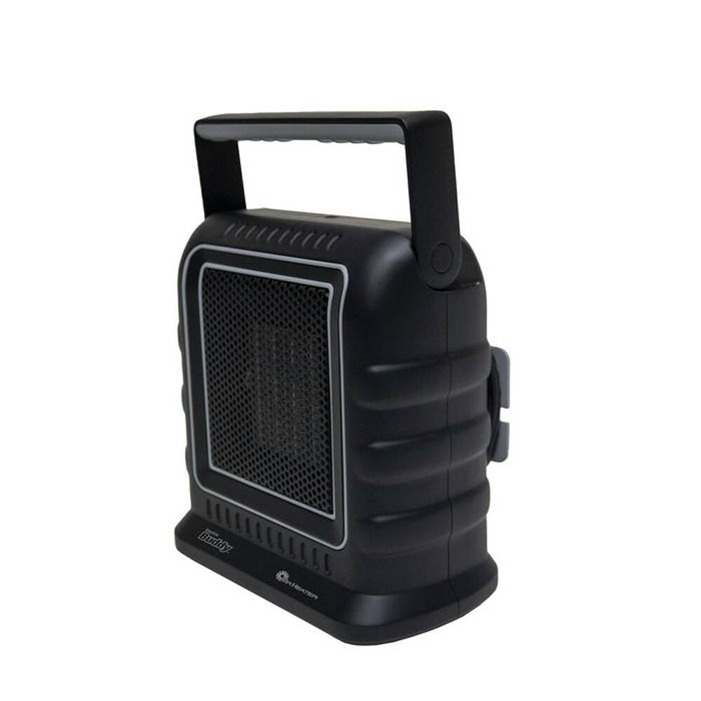 Left. Mr. Heater - 120V Portable Ceramic Corded Electric Buddy Heater.