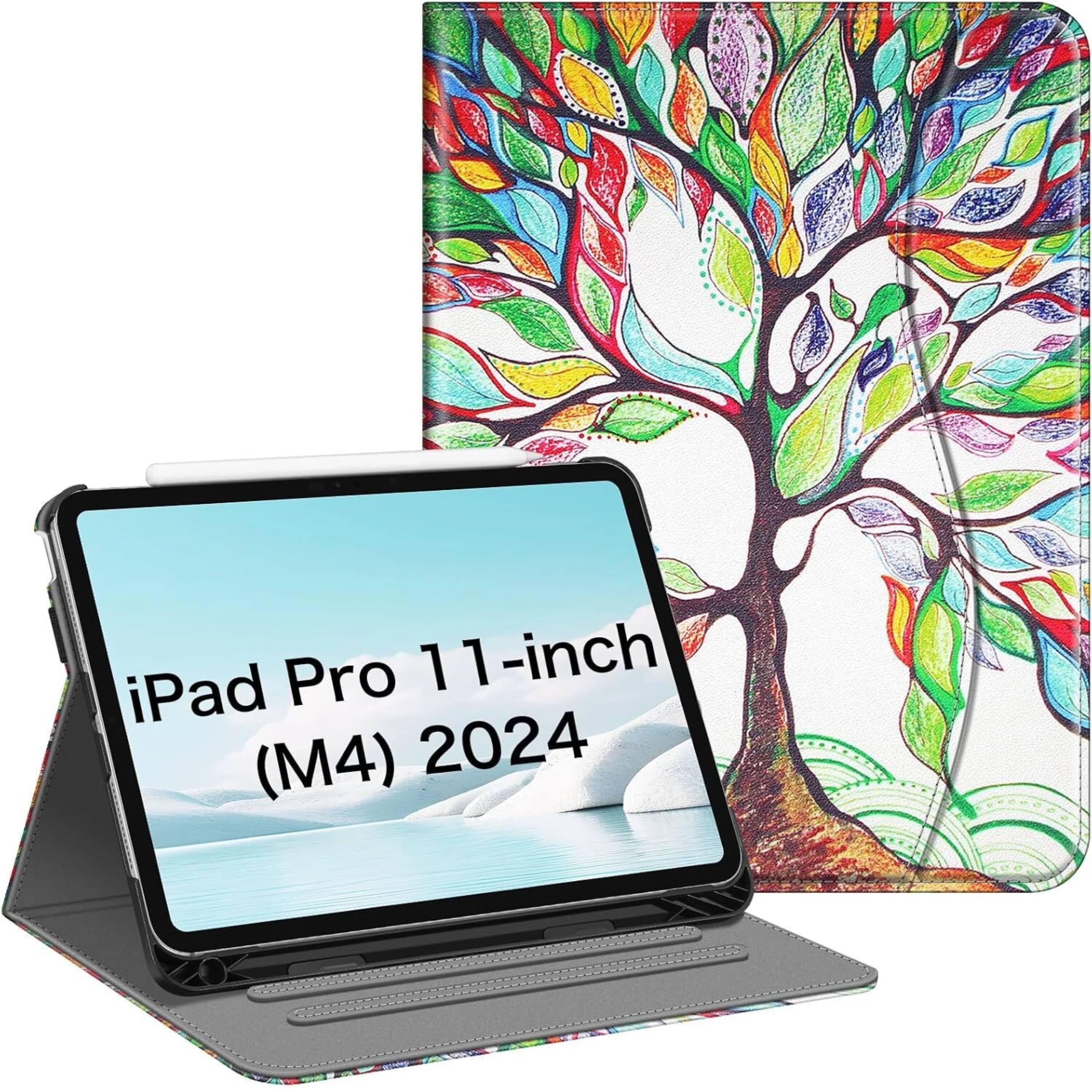 Kitcheniva - Multiple Angle Stand Case For iPad Pro 11 Inch M4 Smart Viewing Cover - Love Tree price history on PriceWatchPro