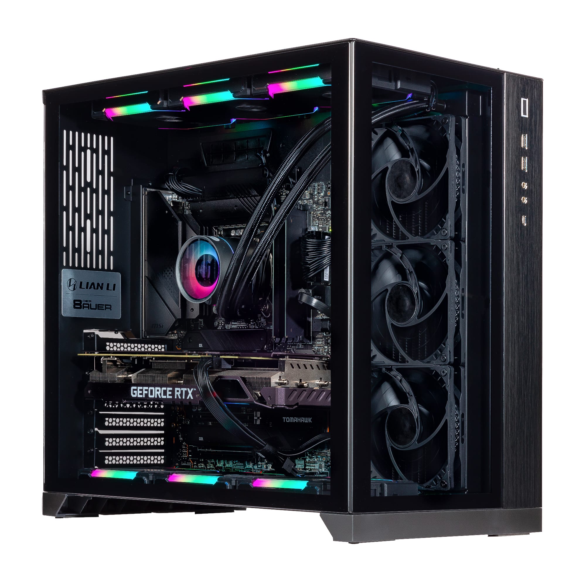 Velztorm - Orix Custom Gaming Desktop PC (i9-12900K, 32GB, 2TB SSD, GeForce RTX 5080, WiFi 6E, Bluetooth 5.2, Win 11 Home) - Black