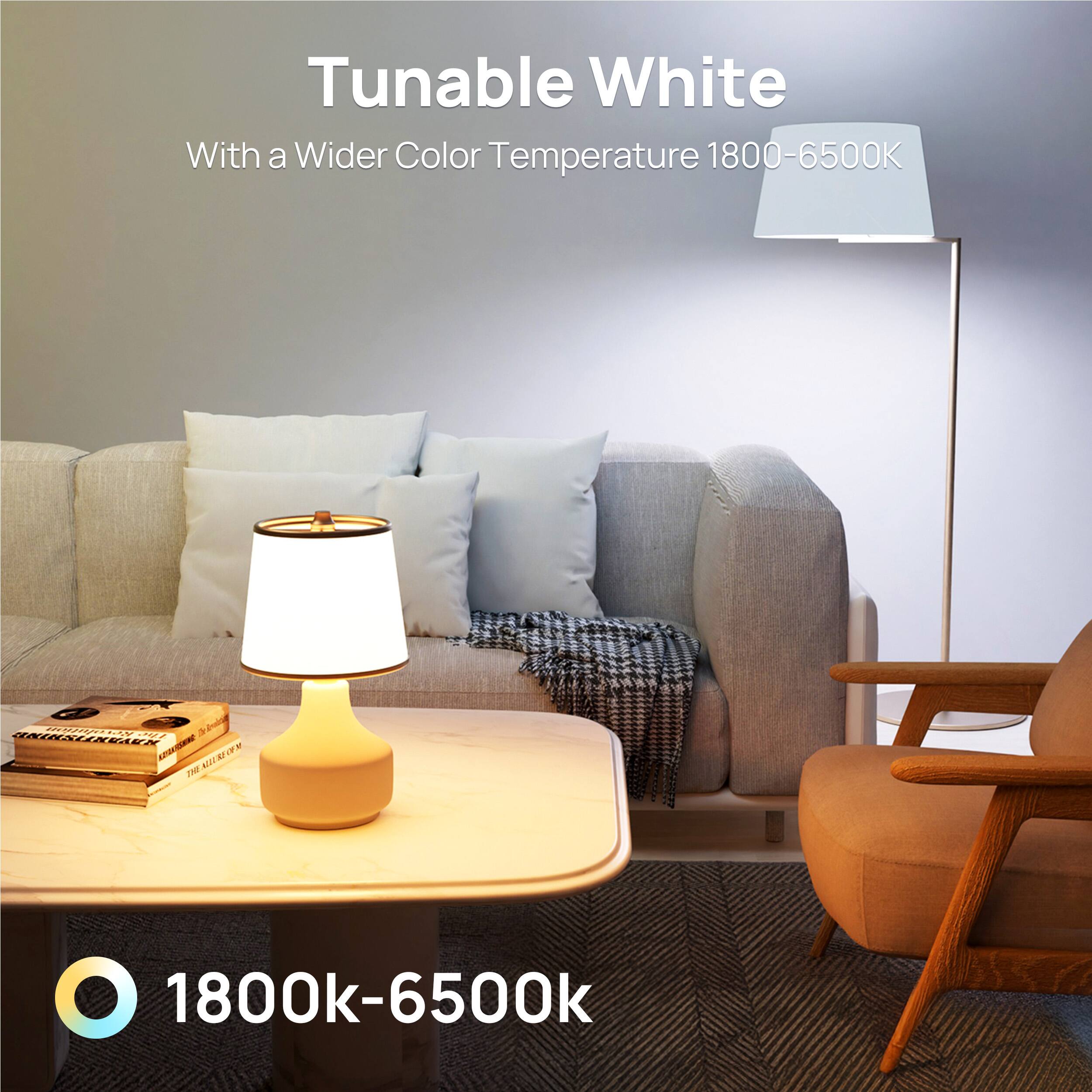 Tunable White With a Wider Color Temperature 1800-6500K, 1800k-6500k