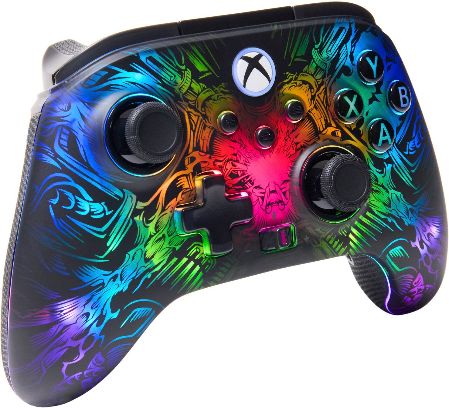 Angle. PowerA - FUSION Pro Wireless Controller for Xbox Series X|S with Lumectra - Black.